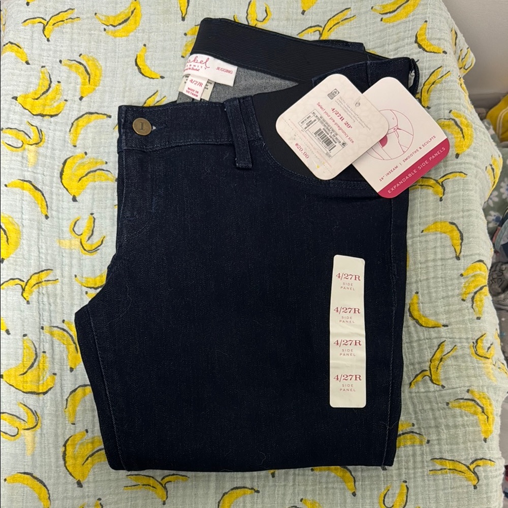 Isabel Maternity by Ingrid & Isabel Blue High Rise Pants